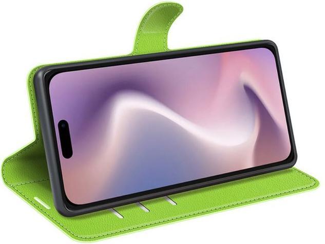 Image du produit MU Classic Série de couvertures de livres en cuir Litchi (Apple iPhone 16)