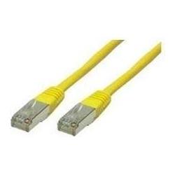 Thumbnail - Shiverpeaks BASIC-S Patchkabel, Kat. 6, S/FTP, gelb, 7,50 m RJ45 Stecker (S/FTP, CAT6, 7.50 m), Netzwerkkabel