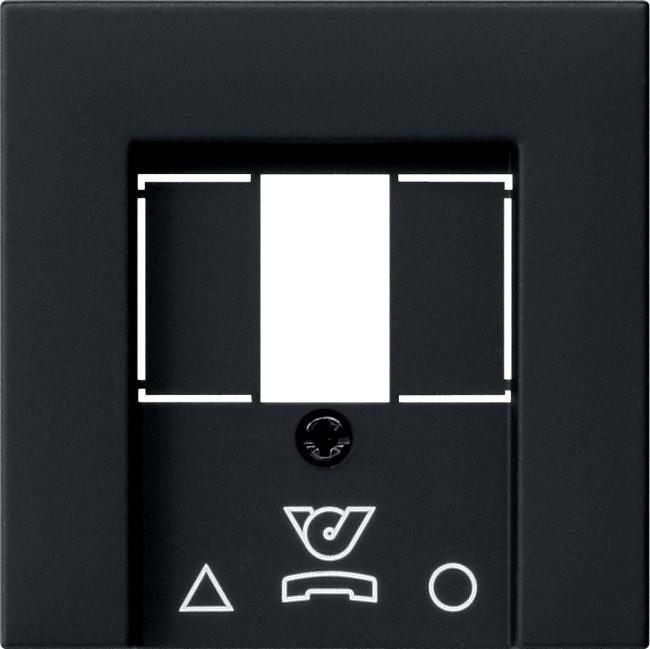 Actual product image Gira Cover TDO connection box System 55 black 0260005
