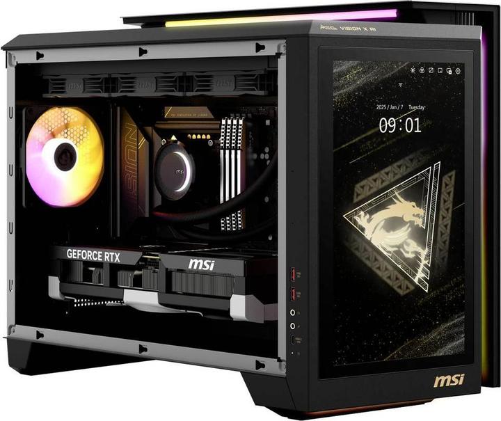 Actual product image MSI MEG Vision X AI 2NVV7-009AT (2000 GB, 32 GB, Intel Core Ultra 7 265)