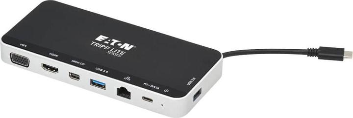 Actual product image Eaton USB Dock Triple Display 4K HDMI & mDP VGA USB 3.2 Gen 1 USB-A/C Hub GbE 60W PD Charg (USB-C)