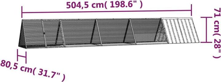 Produktbild vidaXL Kaninchenkäfig