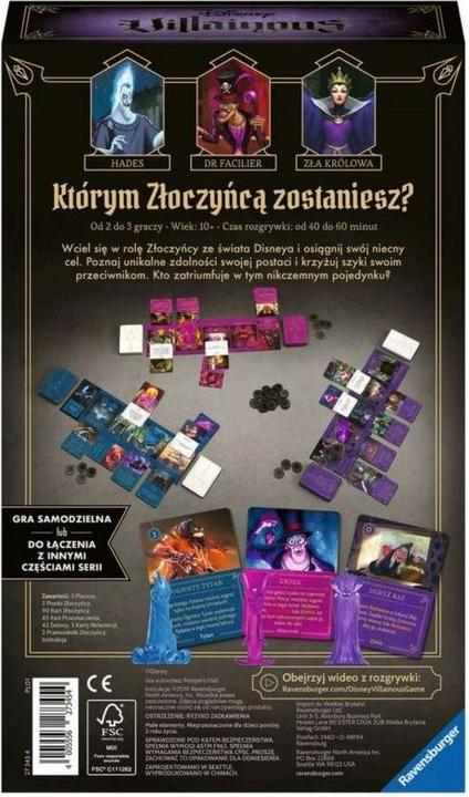 Produktbild Ravensburger Villainous Źli do szpiku kości Dodatek do gry Disney 273454