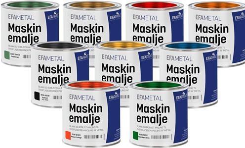 Produktbild Esbjerg Paints Maskinemalje Sort 0,75 L - RAL 9005