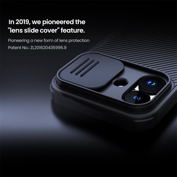 Actual product image Nillkin CamShield PRO Magnetic Back Cover für Apple iPhone 17 Schwarz (Apple iPhone 17)