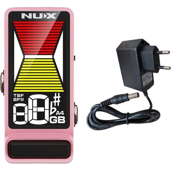 NUX Stimmgerät NTU-3 MKII Flow Tune Pink mit Netzteil, Stimmgerät, Pink