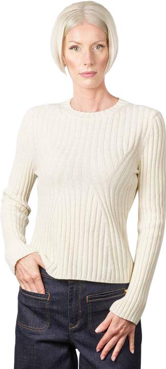 Actual product image Marc O'Polo Long Sleeve Pullover Transfer Detail Creamy Whit (XS)
