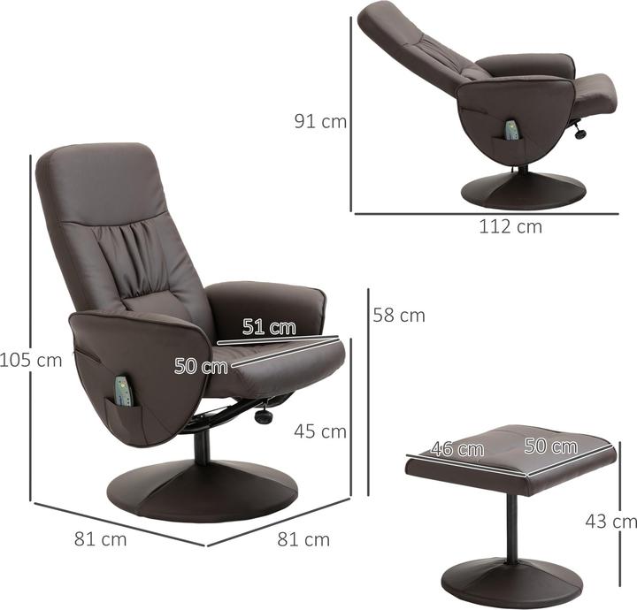 Actual product image Homcom Massage chair