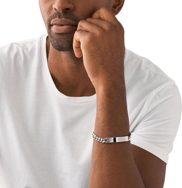 Immagine prodotto Diesel Bracciale in acciaio (22 cm, Acciaio inossidabile)