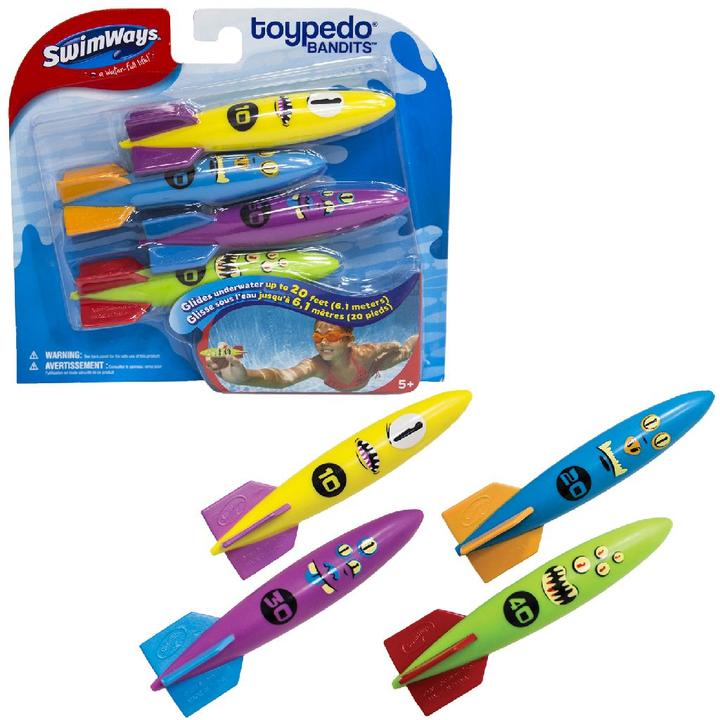 Spin Master SwimWays 6045217 ToyPedo Bandits Tauchspielzeug