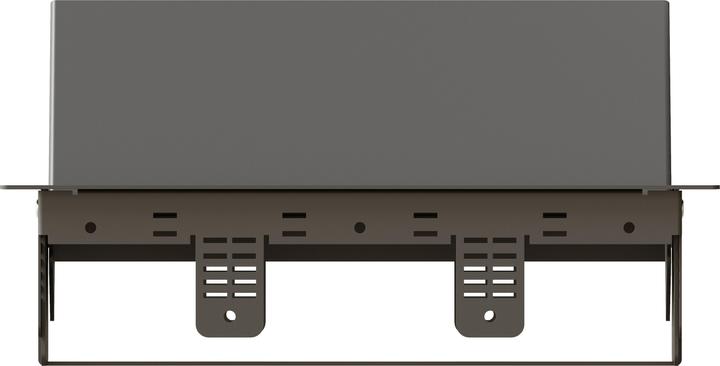 Actual product image IB Connect BOX mounting frame grey S 3-gang