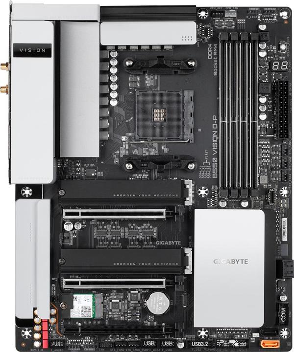 Gigabyte MB B550 VISION D-P B550,AM4AMD (AM4, AMD B550, ATX)