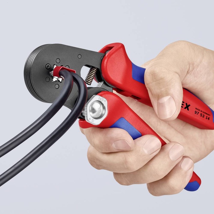 Actual product image Knipex Self-Adjusting Crimping Pliers for wire ferrules (180 mm)