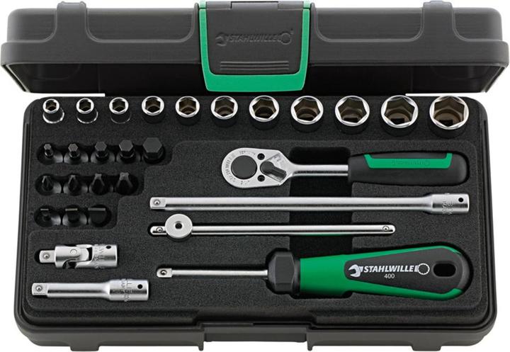 Produktbild Stahlwille Sechskant-Steckschlüsselsatz (14 mm, 6 mm, 8 mm, 13 mm, 10  mm, 5 mm, 7 mm, 12 mm, 9 mm, 11 mm)