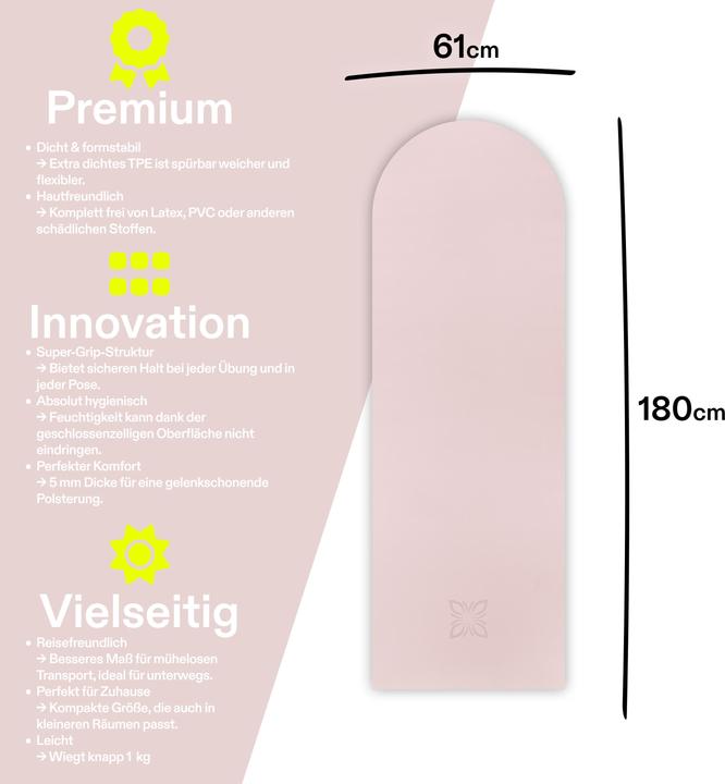 Produktbild Omnana FLOW Yogamatte (5 mm)