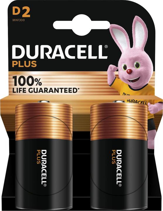 Produktbild Duracell Plus (2 Stk., D / LR20 / Mono / R20, 15000 mAh)