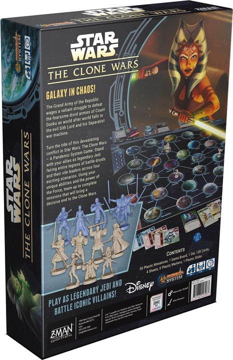 Produktbild Star Wars The Clone Wars (Pandemic System Game) (Englisch, 1 - 5 Spieler)