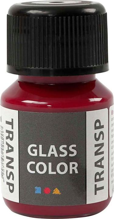 Actual product image Creativ Company Glass paint, transparent colour - pink, 30 ml (30 ml)