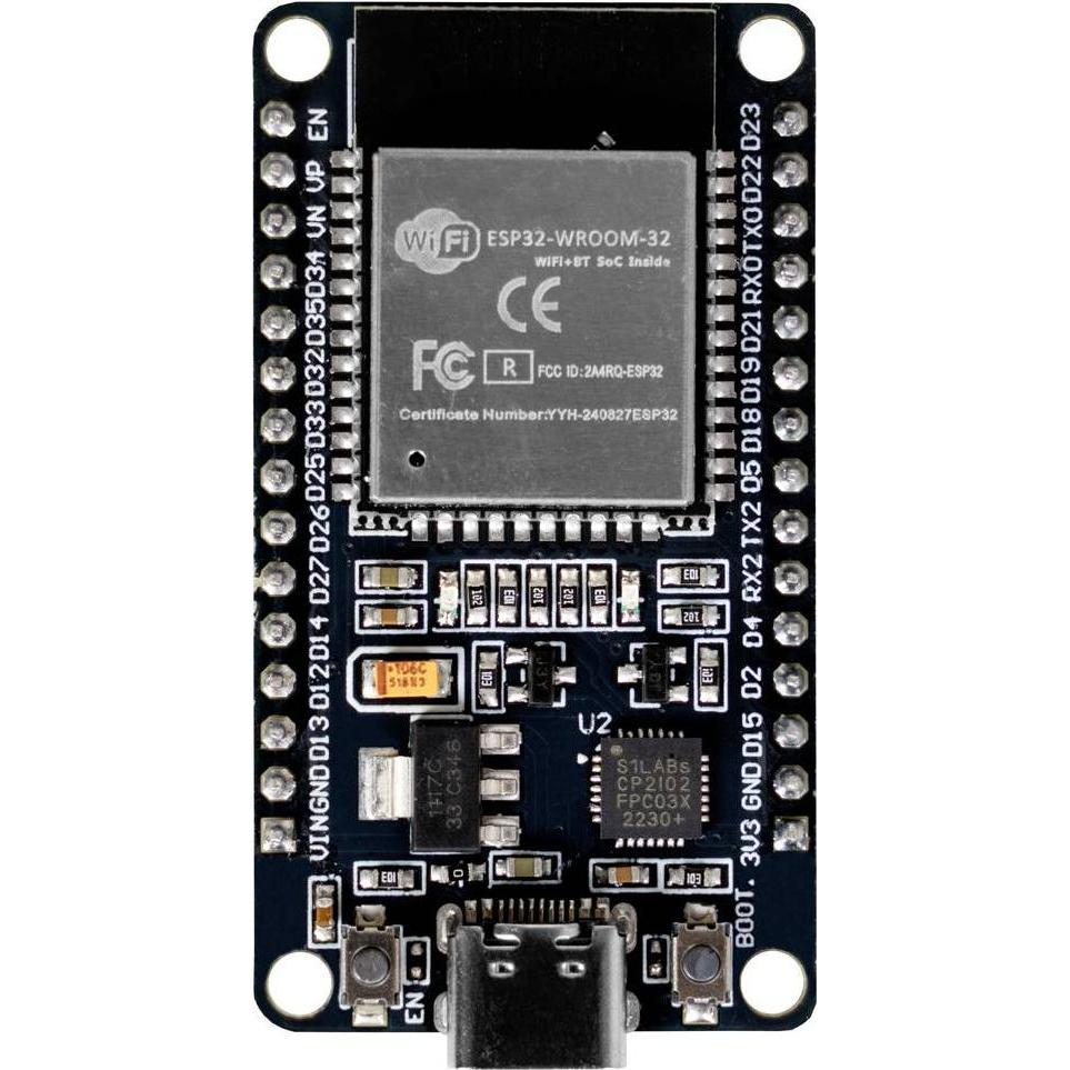 Thumbnail - Joy-it SBC-NodeMCU-ESP32-C Mikrocontroller Node MCU ESP32 Mikrocontroller Board, Entwicklungsboard + Kit