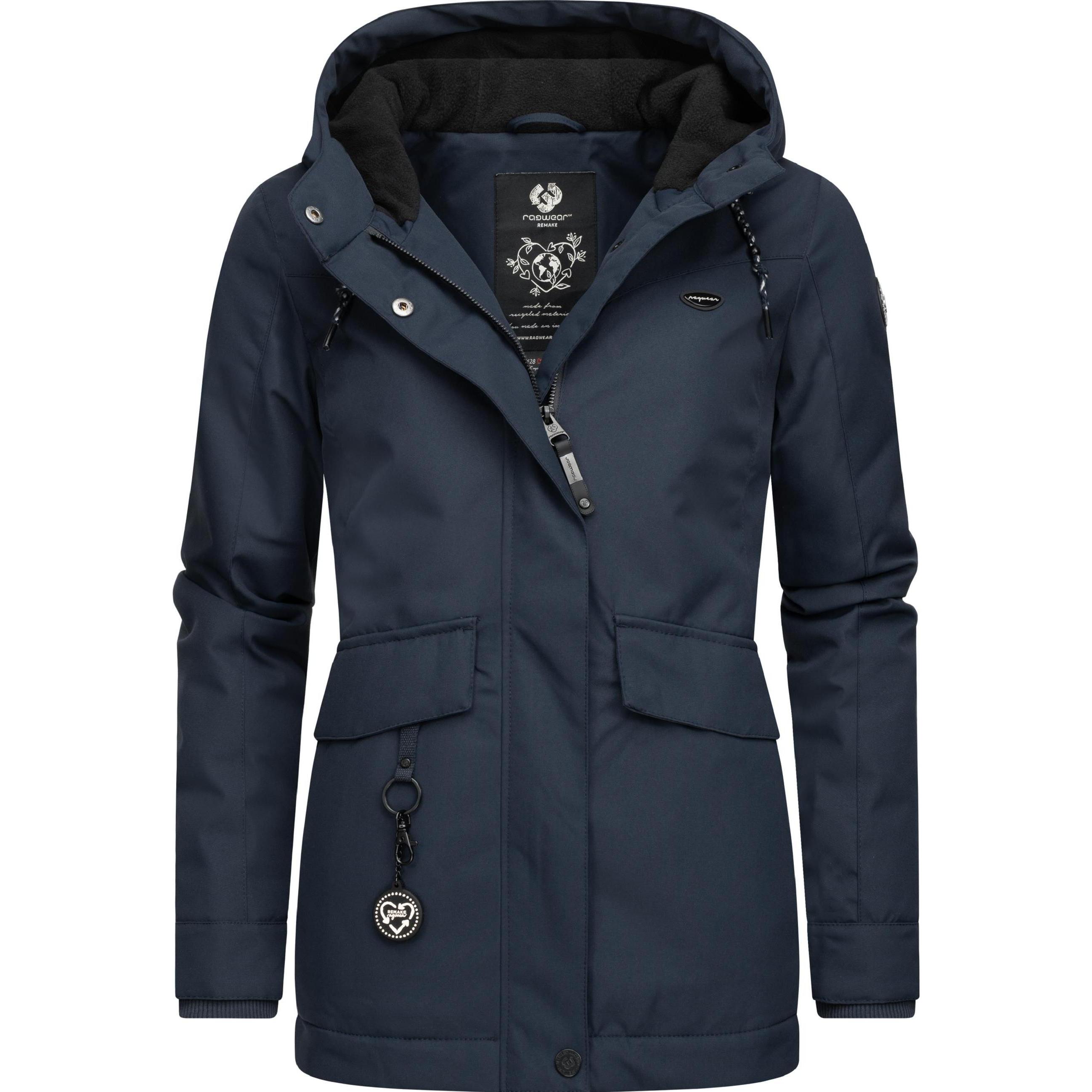 Ragwear, Damen, Jacke, Jazmin Remake II Intl. (XL), Blau, XL