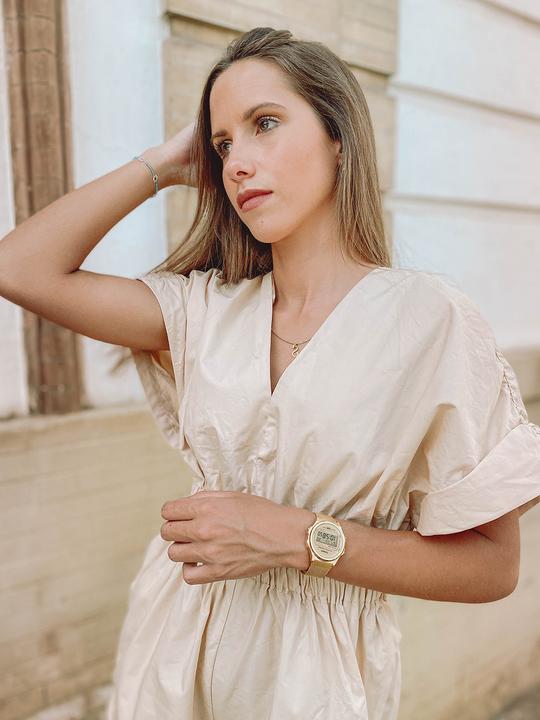 Actual product image Casio Vintage - A171WEMG-9AEF (Watch with gemstone, 36.60 mm)