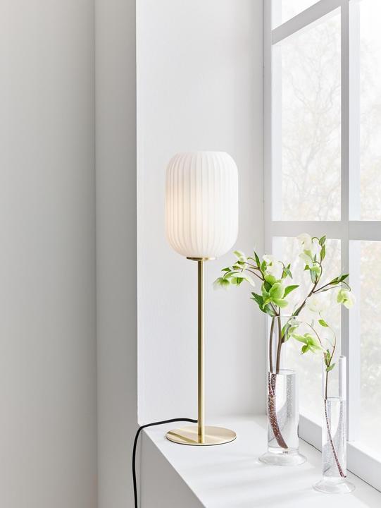 Actual product image Markslöjd Table lamp Cava, E14, max. 40W, brass/white (E14)