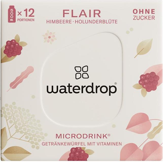 Immagine prodotto Waterdrop Microdrink Flair (6x12 Pack) (Sambuco, Lampone, 72 x)