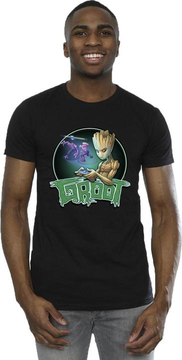 Produktbild Guardians Of The Galaxy Groot Gaming Ring TShirt (M)
