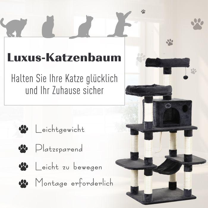 Produktbild Jamb Katzenbaum (144 cm, Dunkelgrau)