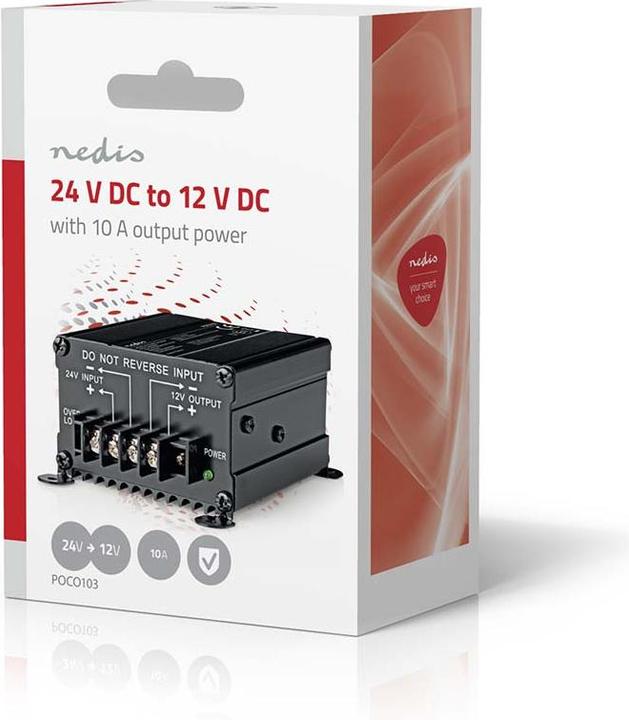 Produktbild Nedis Umrichter| 24 V DC - 12 V DC| 10 A Ausgang