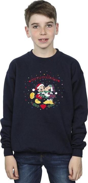 Produktbild Disney Mickey Mouse Mickey Minnie Christmas Sweatshirt Jungen (152, 158)