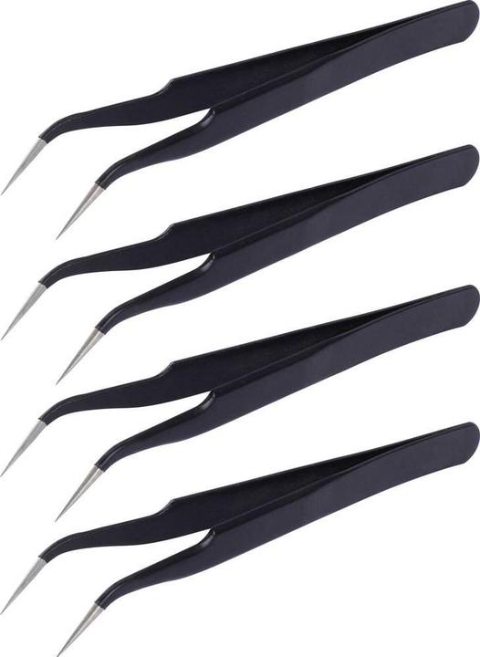 Actual product image Quadrios 25EC175 ESD Pinzette Sichelspitze