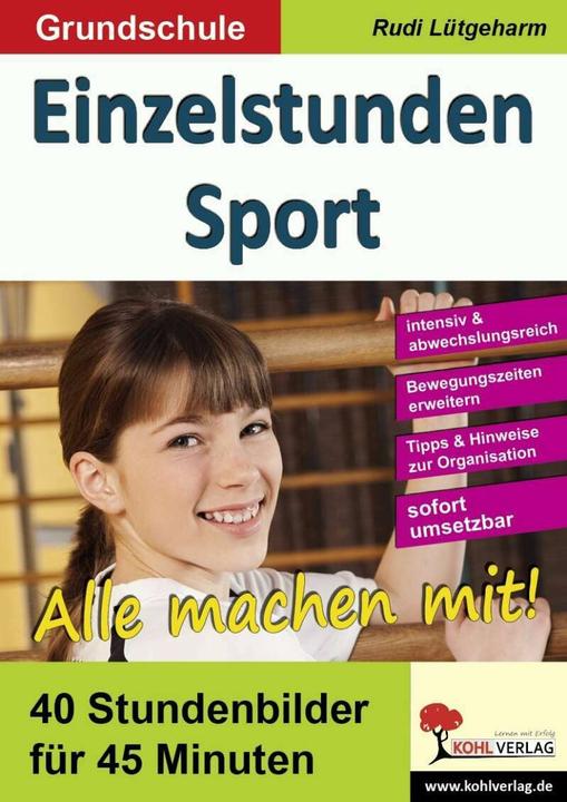 Produktbild Einzelstunden Sport / Grundschule (Deutsch, Rudi Lütgeharm, 2015)