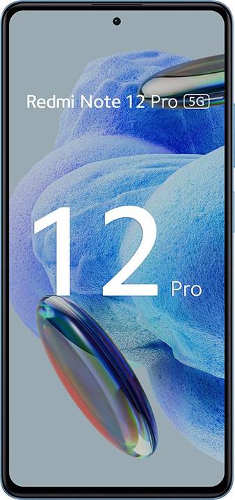 Actual product image Xiaomi Redmi Note 12 Pro (128 GB, Sky blue, 6.67", Dual SIM, 5G)