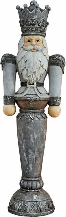 Actual product image Loberon Nutcracker Carter antique silver