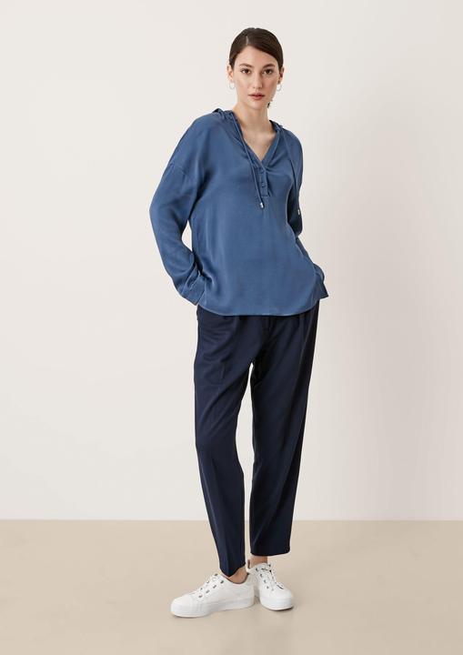 Immagine prodotto s.Oliver Bluse Kapuzenbluse aus Satin (46)