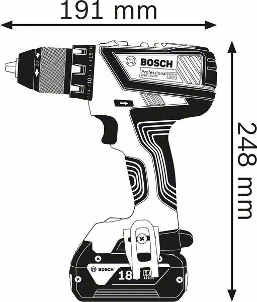 Produktbild Bosch Professional GSR 18V-28 (Akkubetrieb)