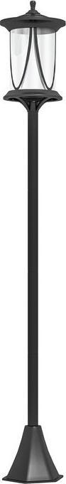 Produktbild Swisshandel24 Solar Strassenlaterne LED, IP44, ABS, 17Bx17Tx127Hcm, mit Kaltweiss LED Licht, Lichtsensor, wasserdi (30 lm, IP44)