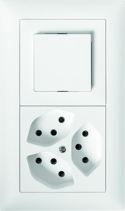 Produktbild Feller EdizioDue Kombination Schema 3 / 3x Typ 13