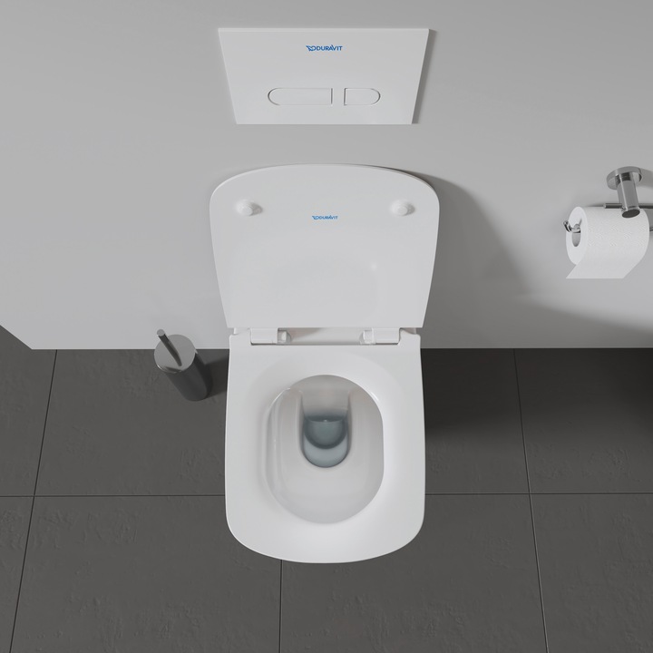 Productafbeelding Duravit WC-zitting DURASTYLE zonder softclosemechanisme wit