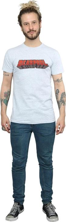 Image du produit - T-shirt DEADPOOL TEXT LOGO - Homme (S)