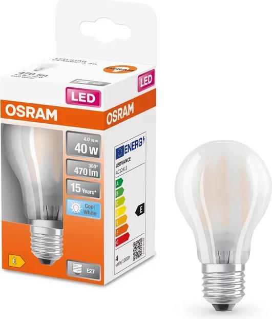Produktbild Osram Led Retrofit Classic A (E27, 4 W, 470 lm, 1 x, E)