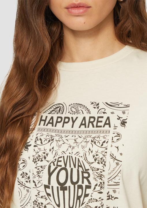 Produktbild S.Oliver T-Shirt Loose Fit-Shirt mit platziertem Print (S)