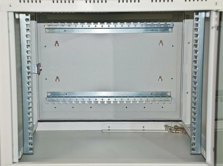 Produktbild Wirewin 19" 2-teiliger Wandschrank, grau (12 HE, 19 Zoll Rack)