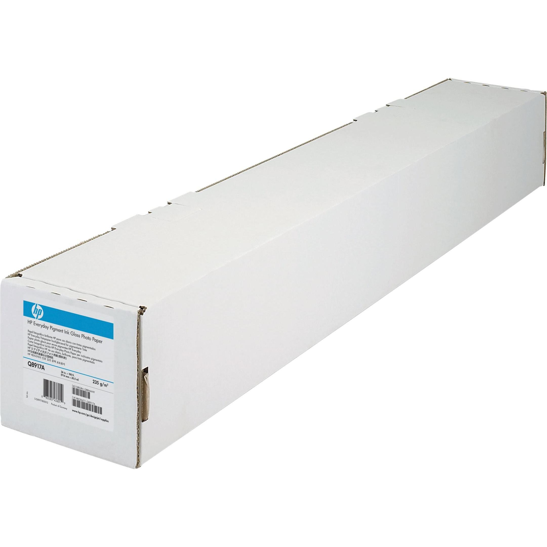 HP Everyday Instant-dry Satin Fotopapier-914 mm x 30.5 m (235 g/m², Spezial, 1 x), Fotopapier, Weiss