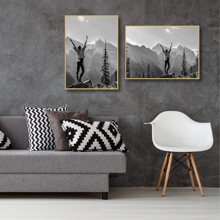 Produktbild Haes Deco Deco Kunststoff-Fotorahmen 50x70 cm EF8G Easy Frame Gold (50 x 70 cm)