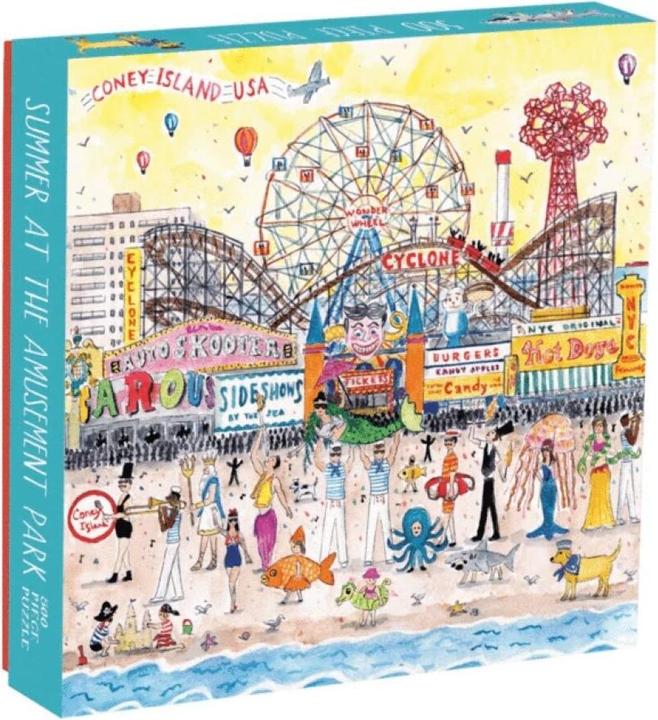 Abrams & Chronicle 43269 - Michael Storrings Summer at the Amusement Park - Puzzle, 500 Teile (500 Teile)