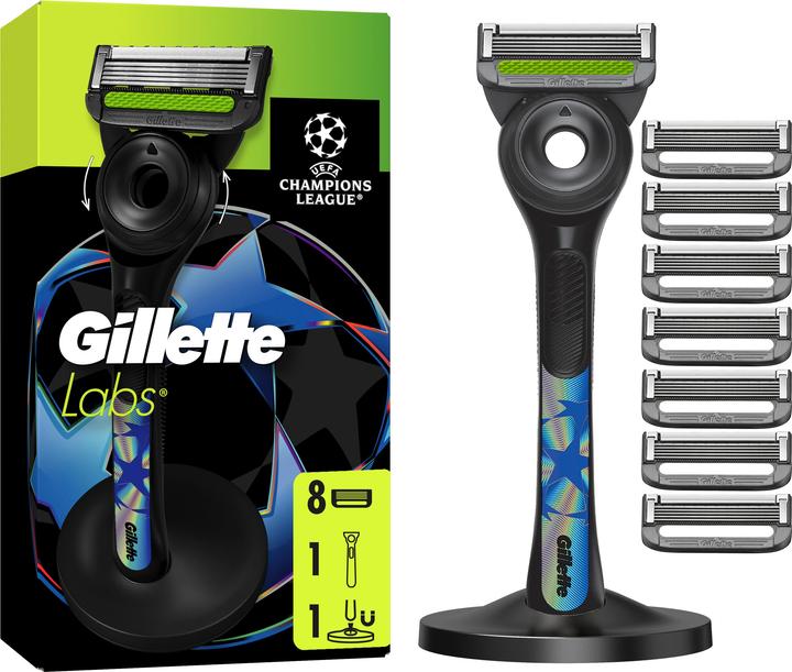Produktbild Gillette Labs Systemklingen 8er + Handstück Online Versandvariante Rasierklingen+Handstück (1 x)