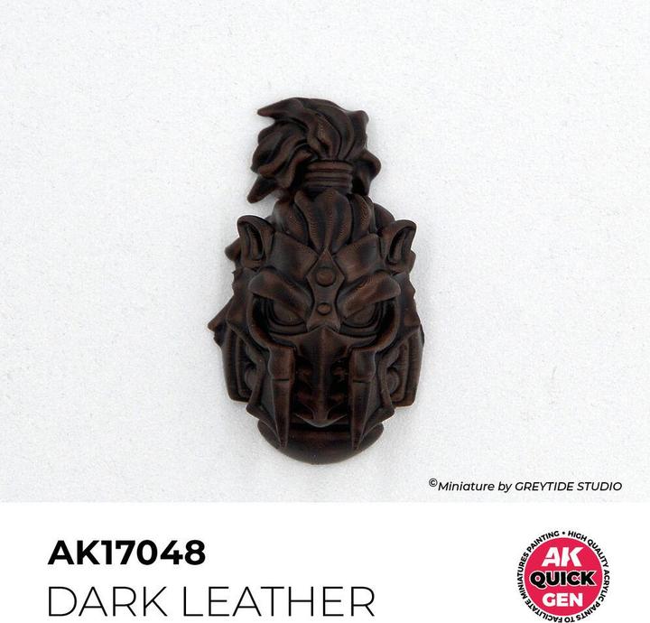 Productafbeelding AK Interactive Pot de Quick Gen - Dark Leather (18 ml) (18 ml)
