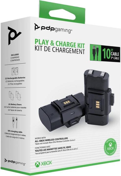 Produktbild PDP Play and Charge Kit (Xbox Series X, Xbox One X, Xbox One S, Xbox Series S)